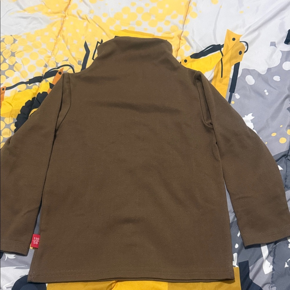 Brown Turtleneck Sweater